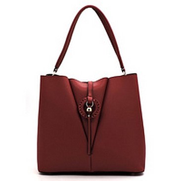 Braided Ring Multi Compartment Satchel