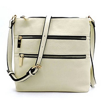 Multi Zip Pocket Crossbody Bag