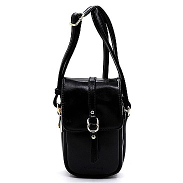 KAYLA + AVA Buckle Flap Crossbody Bag Cell Phone Purse