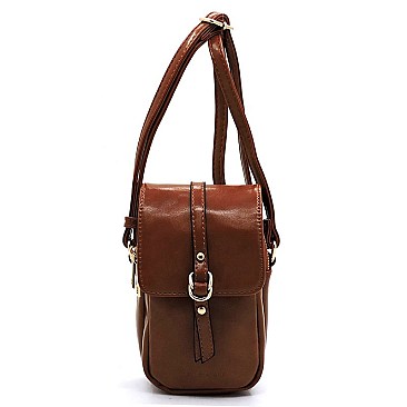 KAYLA + AVA Buckle Flap Crossbody Bag Cell Phone Purse
