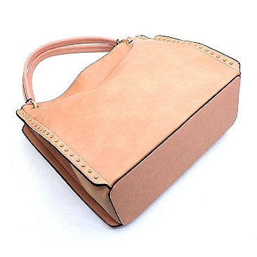 Fashion Studded Satchel