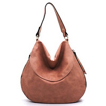 Flap Zipper Shoulder Bag Hobo