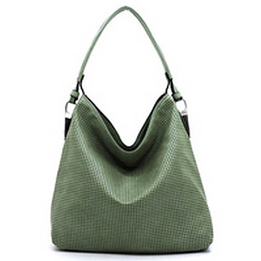 Laser Cut Printed Shoulder Bag Hobo
