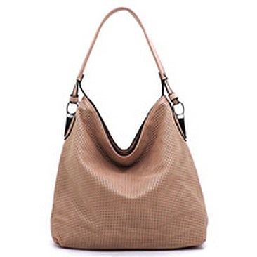 Laser Cut Printed Shoulder Bag Hobo