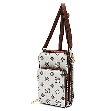 Monogram Crossbody Bag Cell Phone Purse