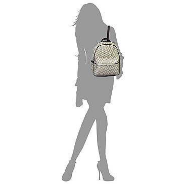Classic 2-in-1 Monogram Backpack + Wallet