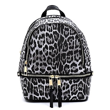 Fashion Leopard Print  Backpack