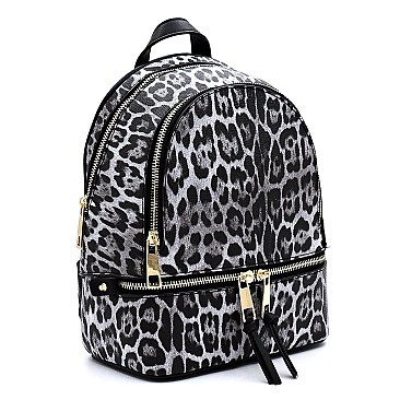 Fashion Leopard Print  Backpack