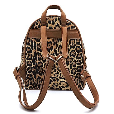 Fashion Leopard Print  Backpack