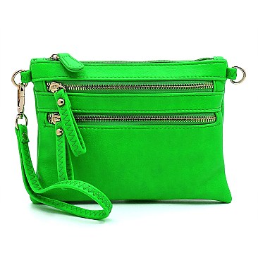 MULTI-POCKET CROSS BODY WRISTLET