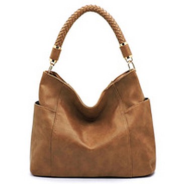 Fashion Braided Top Handle Shoulder Bag