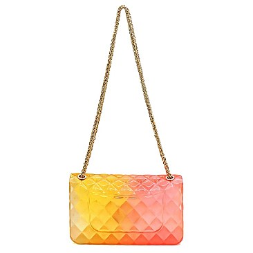 Multi Color Jelly Classic Shoulder Bag