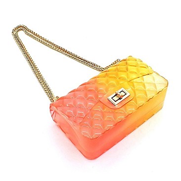 Multi Color Jelly Classic Shoulder Bag