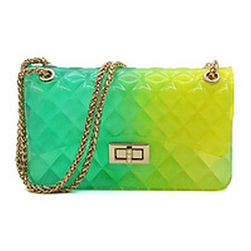 Multi Color Jelly Classic Shoulder Bag