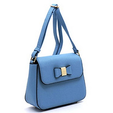 Fashion Bow Flap Crossbody Bag