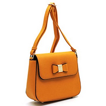Fashion Bow Flap Crossbody Bag