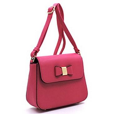 Fashion Bow Flap Crossbody Bag