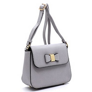 Fashion Bow Flap Crossbody Bag