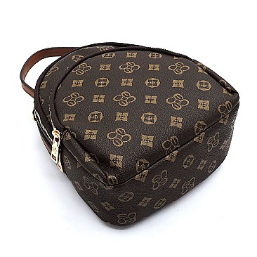 BEE ACCENT MONOGRAM Satchel / Backpack CONVERTIBLE