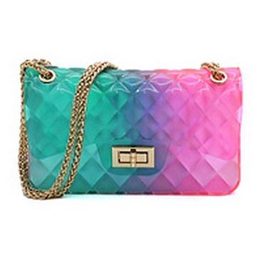 Multi Color Jelly Classic Shoulder Bag