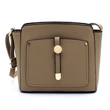 Fashion Front Pocket Crossbody Bag