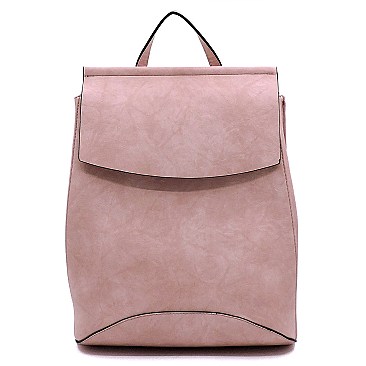 2 WAY FLAP BACKPACK SHOULDER BAG