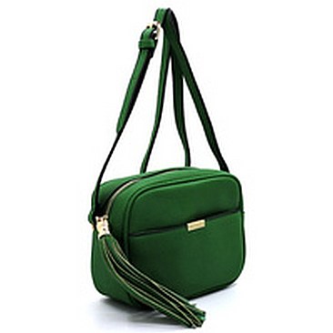 Square Tassel Crossbody Bag