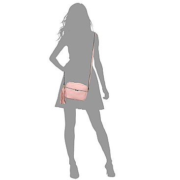 Square Tassel Crossbody Bag