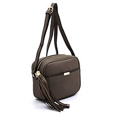 Square Tassel Crossbody Bag