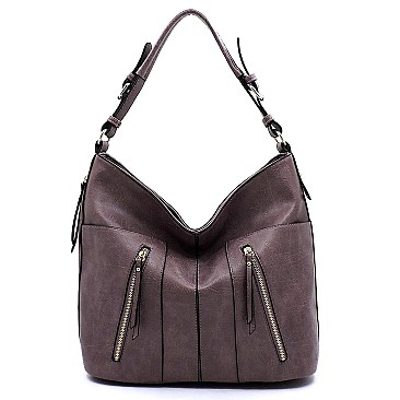 Fashion Zipper Shoulder Bag