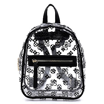 TRANSPARENT Monogram Backpack