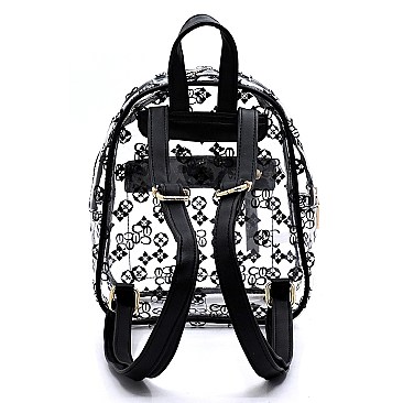 TRANSPARENT Monogram Backpack