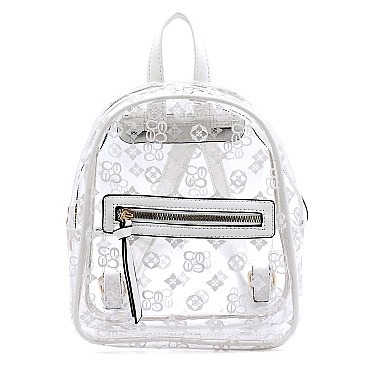 TRANSPARENT Monogram Backpack