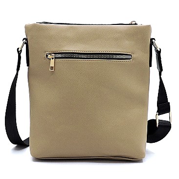 Colorblock Leopard Zebra Crossbody Bag
