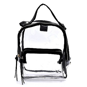 See Thru Convertible Backpack