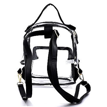 See Thru Convertible Backpack