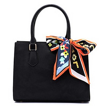 Scarf Top Handle Satchel