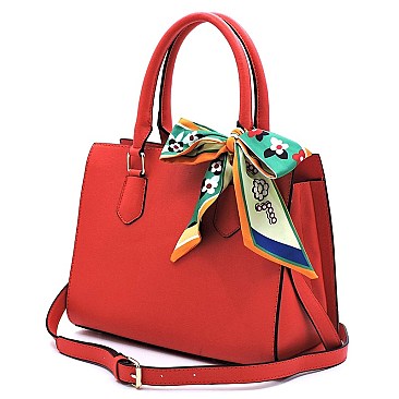 Scarf Top Handle Satchel