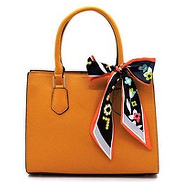 Scarf Top Handle Satchel
