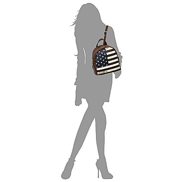 US Flag 2-in-1 Backpack