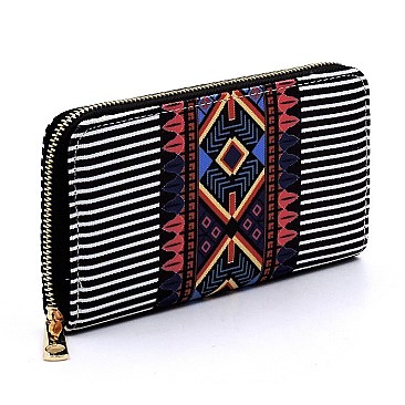 Native American Tribal Aztec Printed Canvas 3-in-1 Shopper