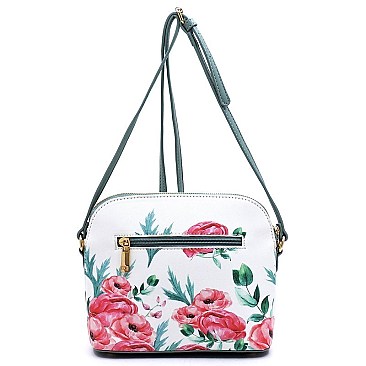 Fashion Bow Flower Dome Crossbody Bag