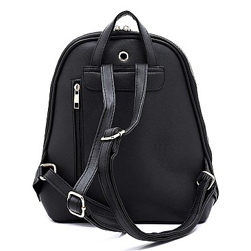 Flower Printed 2-in-1 Backpack