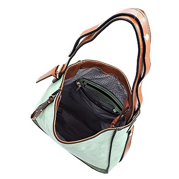 Textured 2-in-1 Shoulder Bag