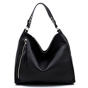 Front Zipper Shoulder Bag