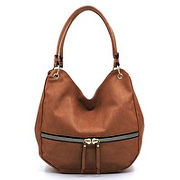 Front Zipper Satchel