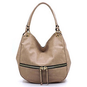 Front Zipper Satchel