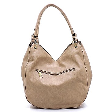 Front Zipper Satchel