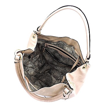 Front Zipper Satchel