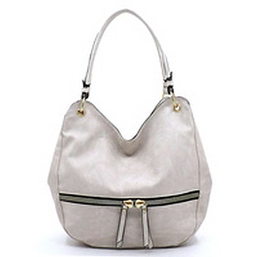 Front Zipper Satchel